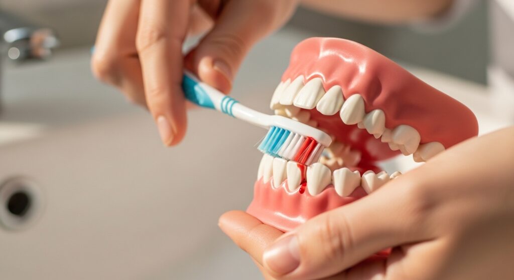 Dental consultation in Austin, TX about bleeding gums and gum health