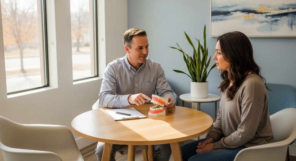 Professional dental consultation setting in Austin, TX